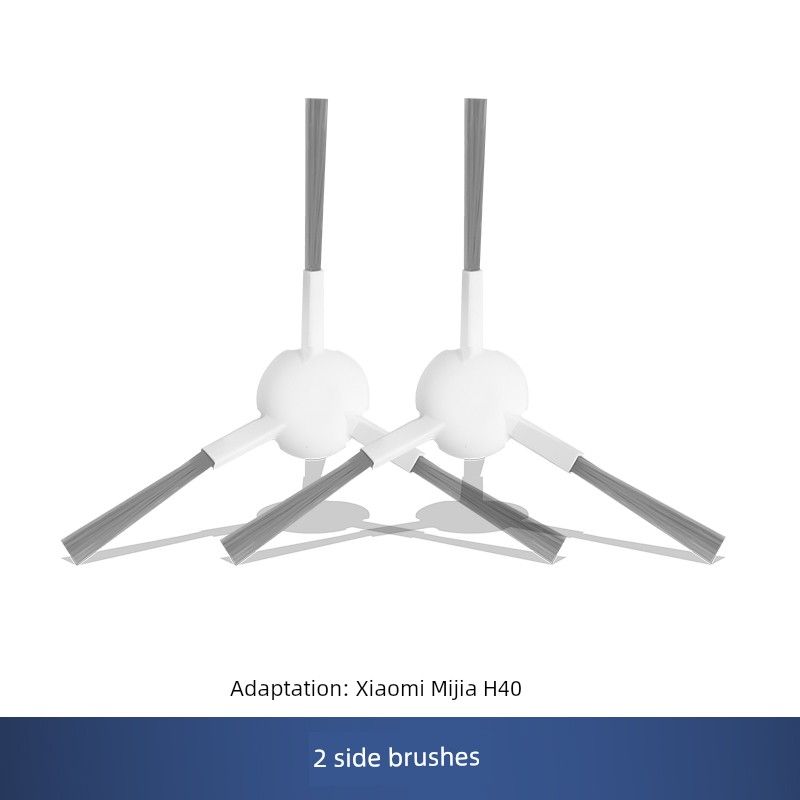 

Fit for Xiaomi MiJia H40 Sweep Mop Robot Accessories Rolling Brush Side Brush Filtering Net Filter Wipe Mop Cleaner 2 side brushes