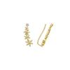 Earrings - LUXENTER - Anah - 18k Gold Plated - Silver - Paved Cubic Zirconia