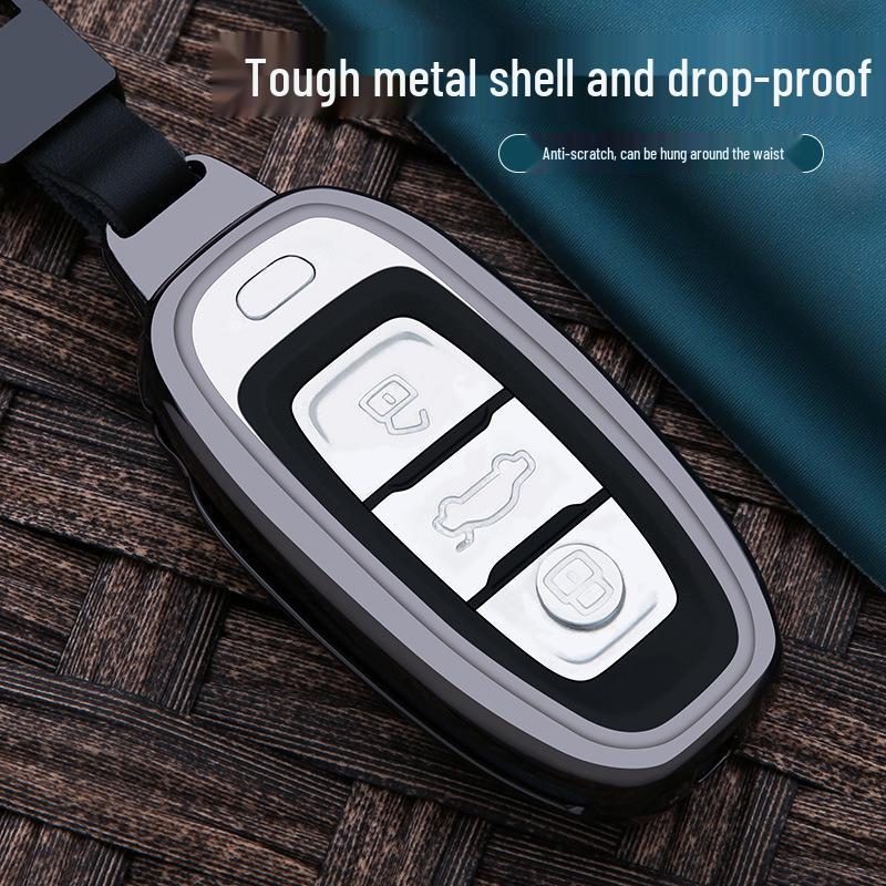 High-End Metal Car Key Case for Hongqi H5, H9, HS9, H7, E-QM5, HS3, HS5