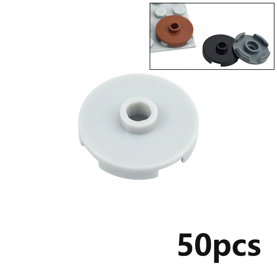50 Stück 18674 Steine 2x2 Runde Platte mit 1 offenem Noppen DIY enlighten Bausteine Spielzeug Montiert Kleine Partikel Kompatibel Leduo