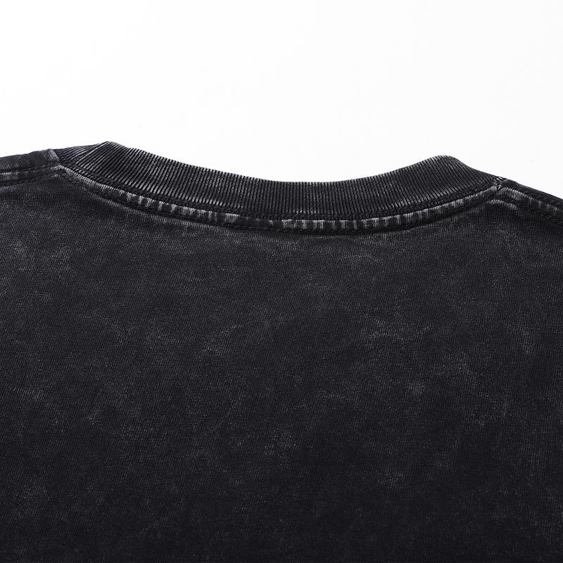 300 GSM 100% Baumwolle T-Shirt Individueller Musterdruck Herren T-Shirts