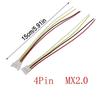 10PCS Male Female Micro Connector Cables Prewired MX 2.0 Male Female Connectors Stable Signal Transmission 2P/3P/4P