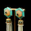 Elegant Multilayer Pearl Tassel Earring & Necklace Set for Women