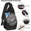 AU1895 Harley Davidson Sling Bags Shoulder Backpacks Chest Pack Crossbody Bags Waterproof Lightweight Outdoor Rucksack Anti Theft Daypack