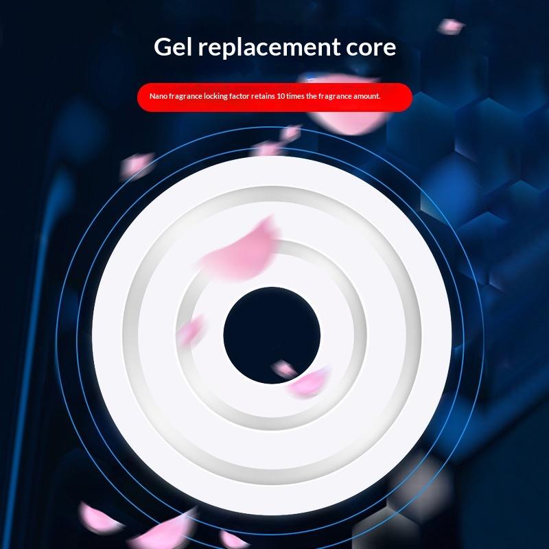 5Pcs Car Air Freshener Refill Round Car Air Vent Clip Fragrance Diffuser Replacement Pad Solid Perfume Fragrance Refill Tablets