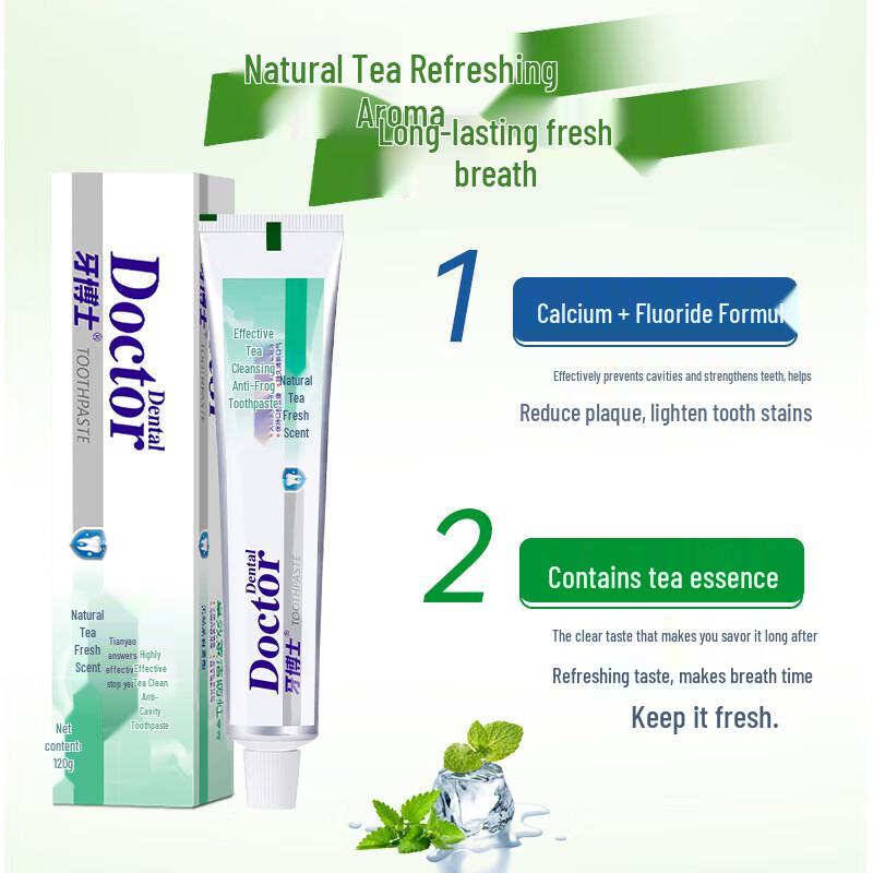 Dr. Tooth Tea Clean Anti-Cavity Fluoride Toothpaste