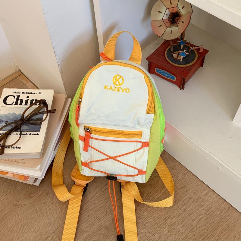 Backpack Contrast Color Leisure Light Travel Riding Backpack Sports Hiking Outdoor Hiking Bag School Bag
