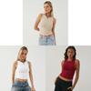Y2k Sexy Crop Top With Nylon Fabric For Streetwear Girls