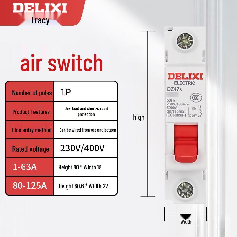DELIXI DZ47S Miniature Circuit Breaker