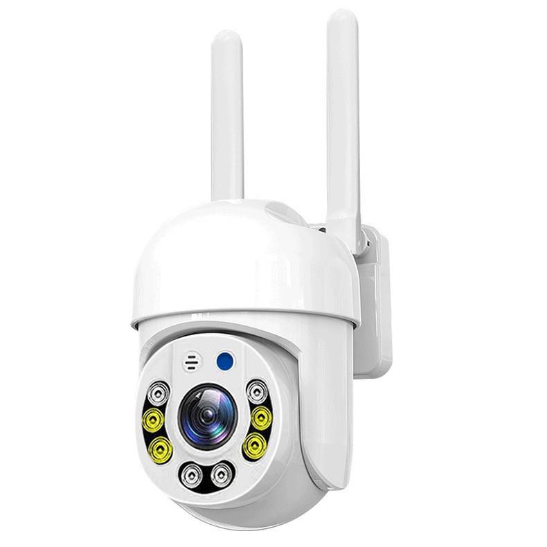 8MP Graffiti Outdoor WiFi Camera with Dual Light Night Vision - TUYA Compatible High-Demand Model
