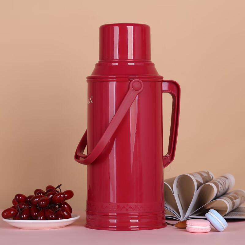 Wuzuo 3,2L Retro Glasemaillierte Thermoskanne