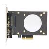 SSD Expansion Card PCIe X4 To NVME Riser Card Hollow Design Good Heat Dissipation for OS X for Win