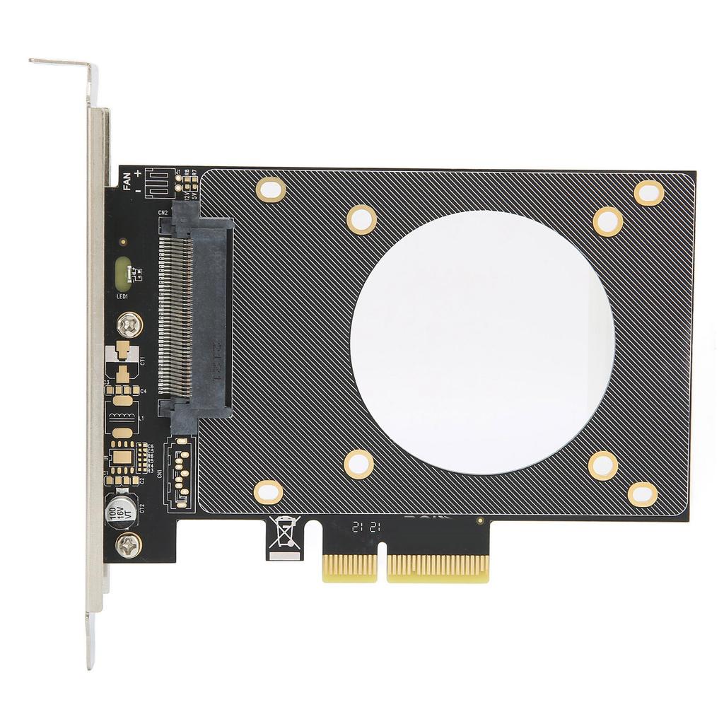 SSD Expansion Card PCIe X4 To NVME Riser Card Hollow Design Good Heat Dissipation for OS X for Win