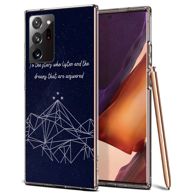 A Court of Mist and Fury Sarah J Maas Phone Case For Samsung A70 A50S A40 A30 A20E A16 A26 A36 A56 A17 Galaxy Note 20 10 9 8 A71