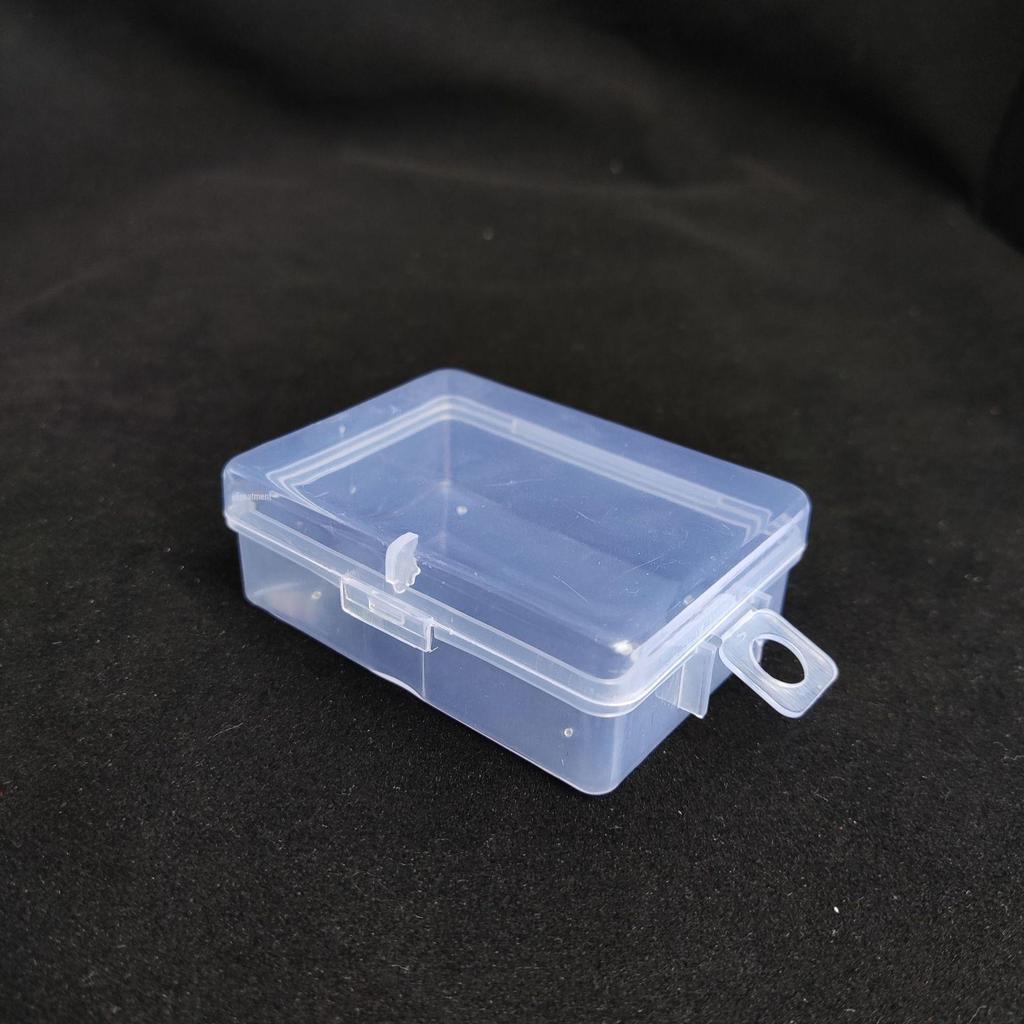 Transparent Mini PP Storage Box for Button Batteries