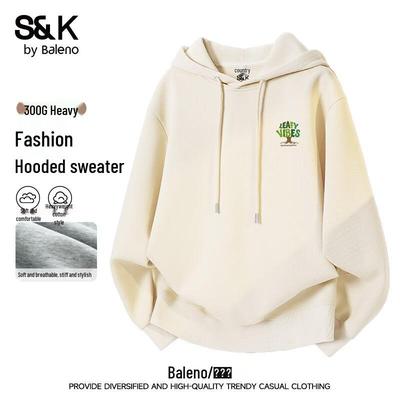 Baleno S&K Men's Graphic Print Loose Fit Hoodie