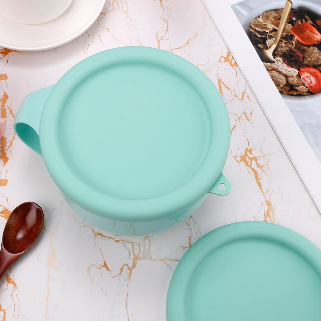 Silicone Lid for Dash My Mug Ice Cream Maker, 5.9in BPA-Free Ice Cream Maker Lid Replacement Reble Bowl Covers Storage Lid Ice Cream Maker