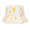 Versatile Hat Style Retro Tie Dye Printing Womens Sunshade Fishermans Hatscaps