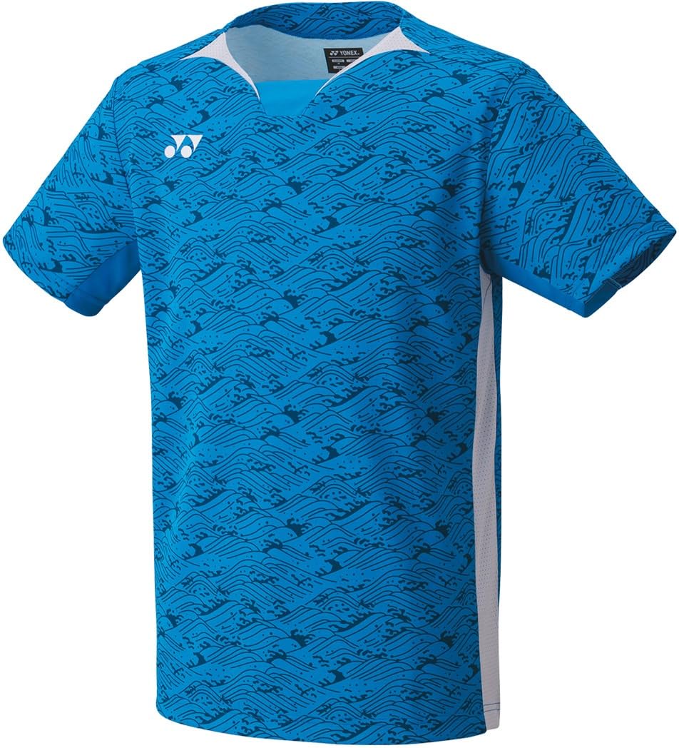 

Yonex Short Sleeve Game Shirt Blue Size S Men s (Fit Style), (002),