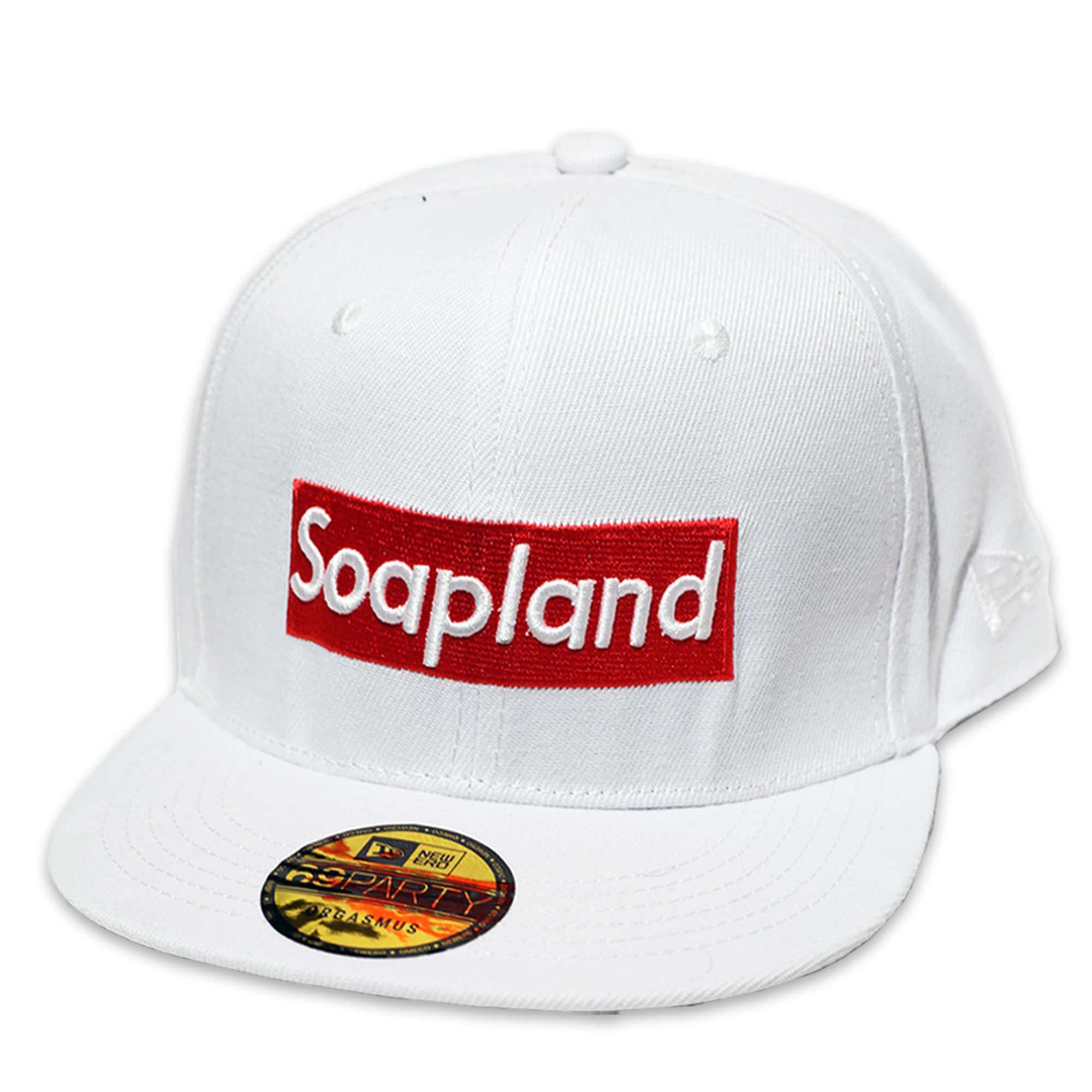 

Кепка с логотипом Soapland Box Snapback, новый эротический подарок на день рождения, забавные шутки, пародия на товары для гольфа, соревнования по бинго, вечеринка [OMECO] в конце года (белый) белый