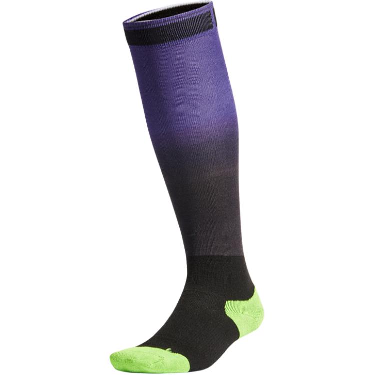 Adidas Originals Knee High Socks Men s 1 Pack Black Purple GD0526 24-26/M
