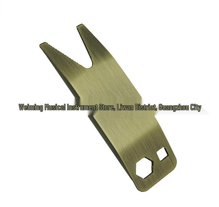 Guitar & Bass Multi-tool: Wrench, Potentiometer Cap Remover, Switch Nut Wrench