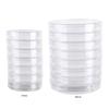 Plastic 55x15mm Sterile Petri Dishes Bacteria Culture Dish Petri Dishes Clear Petri Dish