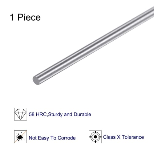 uxcell Class X Steel Pin Gauge, 1.1 Mm Diameter, Metric, 0.001 Mm Tolerance, Plug Gauge Pin