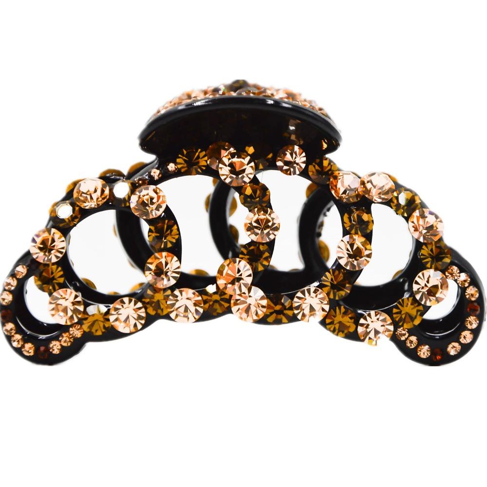 

11 см Длинные Нарядные Заколки для Волос со Стразами Fancyin Большие для Женщин и Девочек Кристальные Аксессуары для Волос Зажим для Волос