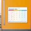 2024-2025 Wall Calendar Magnetic Fridges Sticker Monthlys Viewing Calendar for Home Study Office