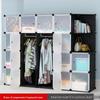 Children's Folding Resin Wardrobe: Assembled Plastic Storage Cabinet for the Living Room