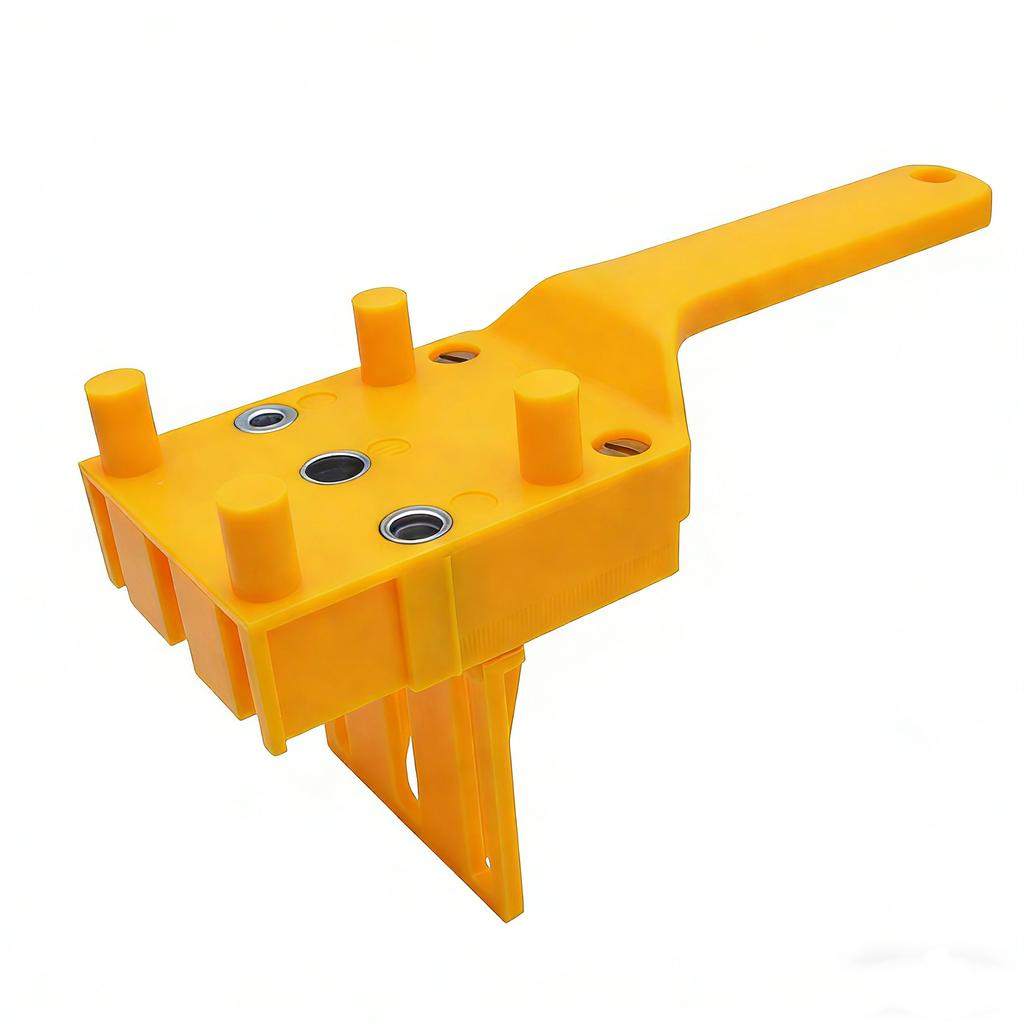 Woodworking Dowel Handheld Drill Guide and Hole Saw Tool 6/8/10mm Drill Bit For Carpentry Straight Hole Locator Clamp