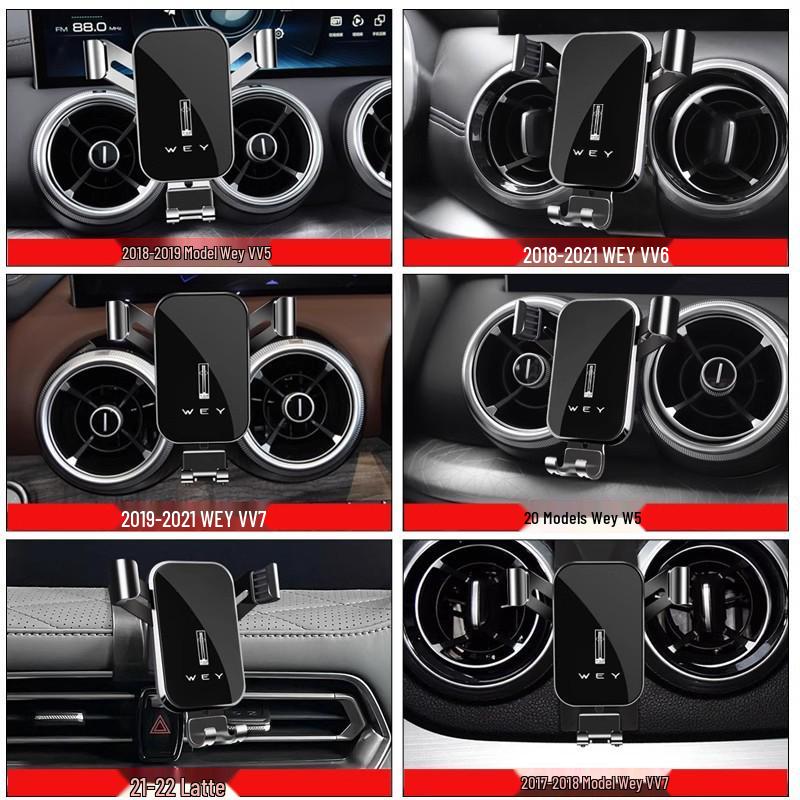 Great Wall WEY Car Phone Holder for VV5, VV6, VV7, Mocha, Macchiato, P8, and Latte Models