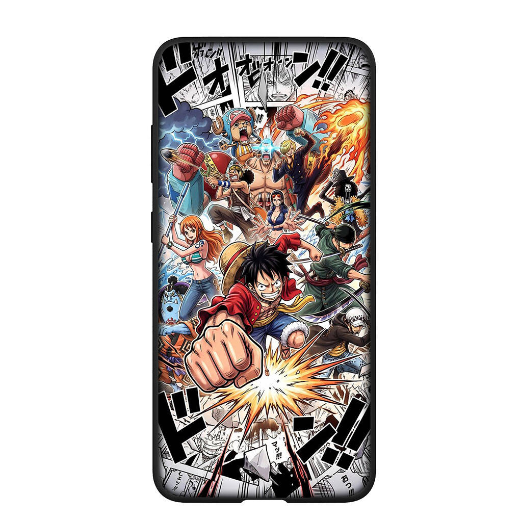 Phone Case for Samsung Galaxy S25 S23 S24 Ultra FE Plus A05 A06 A15 A16 A36 A37 A35 A54 A55 A56 A57 A25 A26 A53 Zoro Cute One Luffy Pieces Sanji Cover