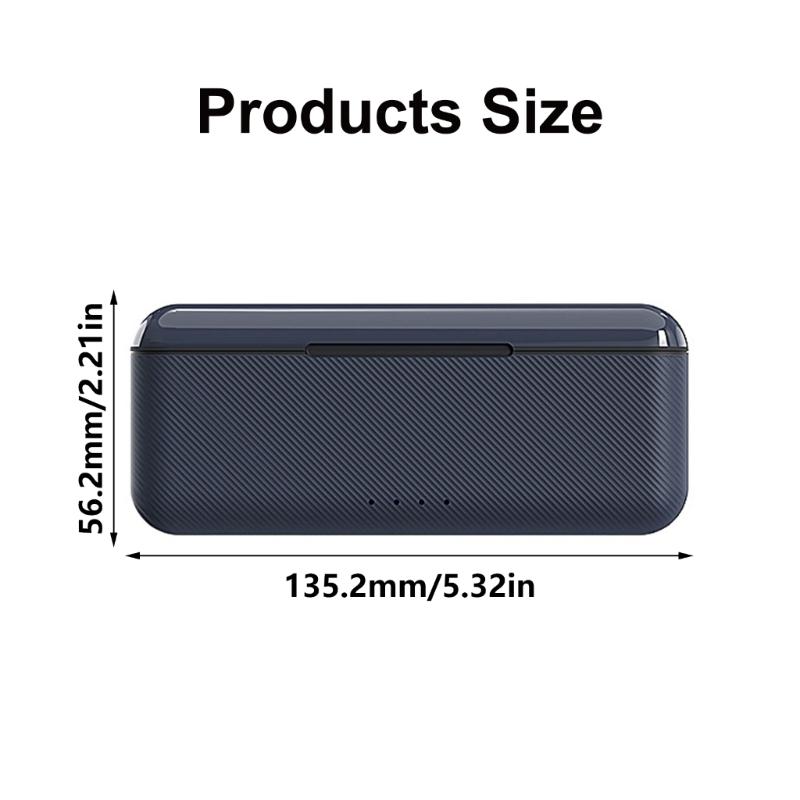 Fast Charging Box for 13 Action Camera Batteries with Modes Switching and USB Type C Port