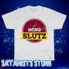 New Wing Slutz Restaurant Brooklyn Nine Men's White T-shirt Funny Size S To 5XL