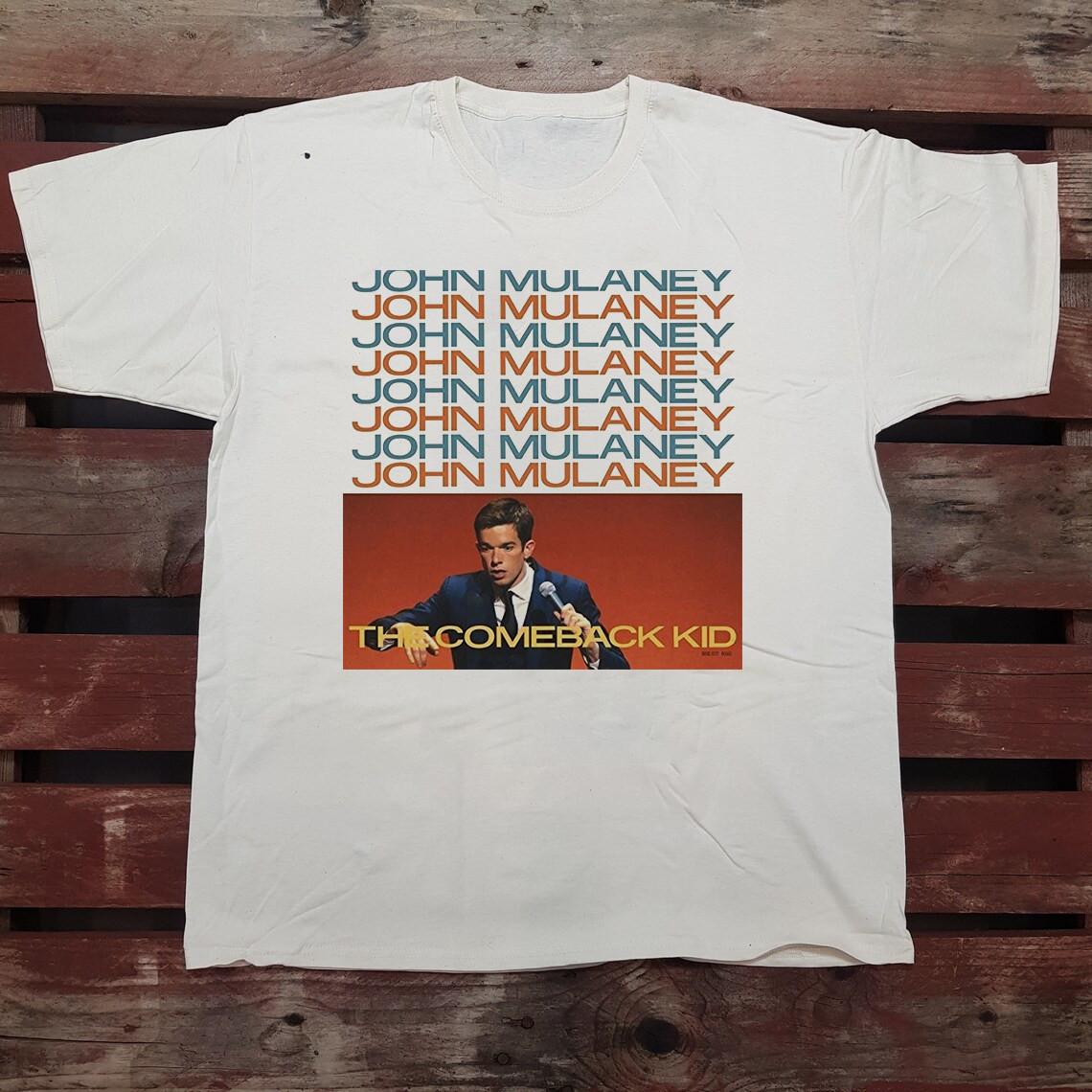 John Mulaney Comeback Kid T Shirt Size S-5XL S разноцветный
