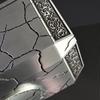 Thor's Hammer Figure: Luminous Metal Model with Cracked Effects, Desktop Ornament