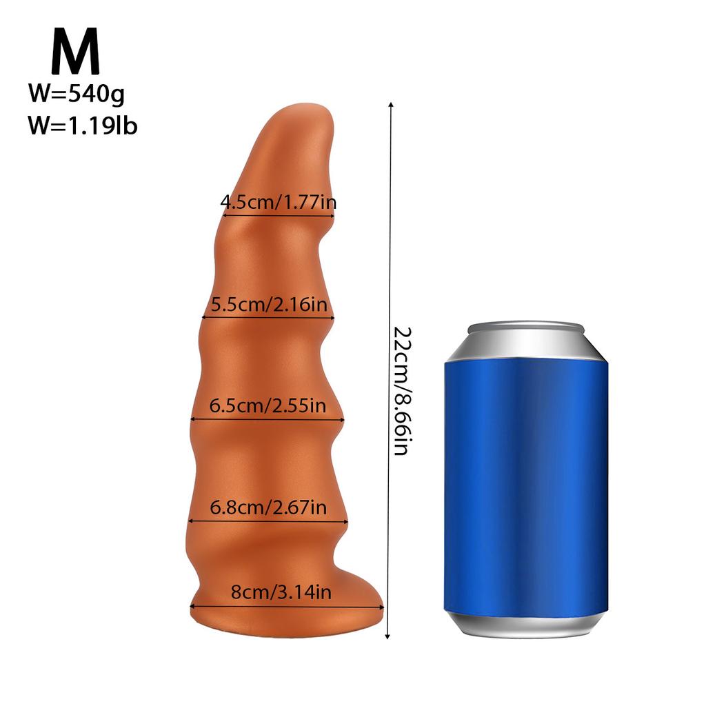 Silicone Wave Butt Plug Couple Sexy Masturbation Anus Sex Toy Men and Women Wear Anti-off Chrysanthemum Expansion Dildos