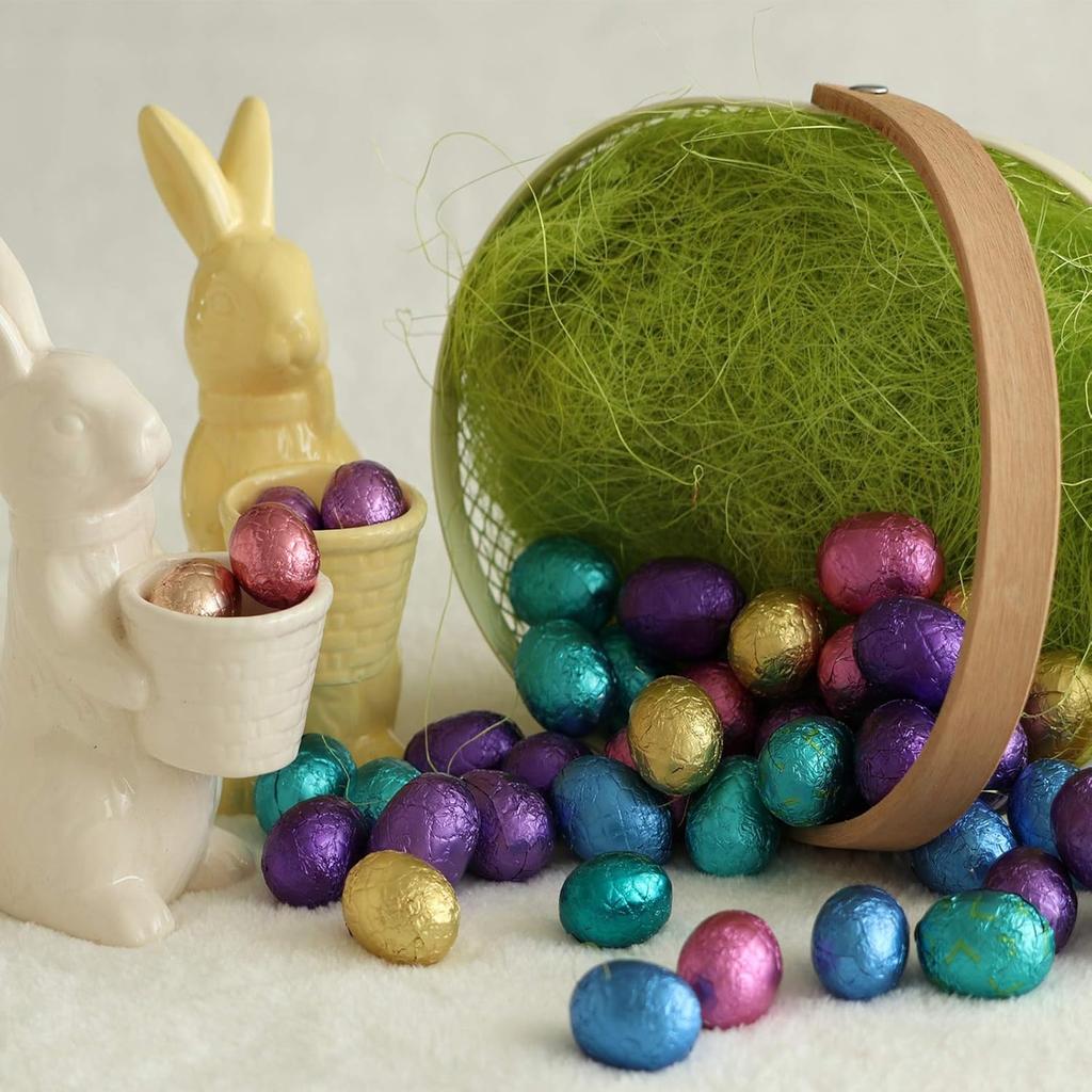 600 Pcs 6 Colors Chocolate Candy Wrappers Aluminium Foil Paper Wrapping Papers Square Sweets Lolly Paper Food Safety Candy Tin Foil Wrappers for