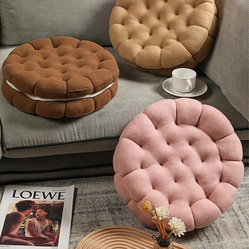 Cute And Creative Japanese Style Cookie Pillow For Office Nap And Sofa Decor