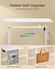 SONGMICS LSD138W01 Height-Adjustable Electric Desk 180 x 80 cm Fully Adjustable Memory Function with 4 Heights Cloud White