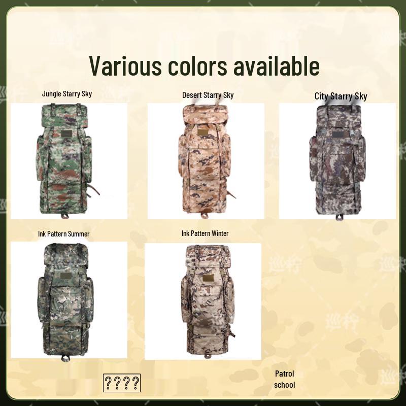Xunling 110L Camouflage Tactical Mountaineering Backpack