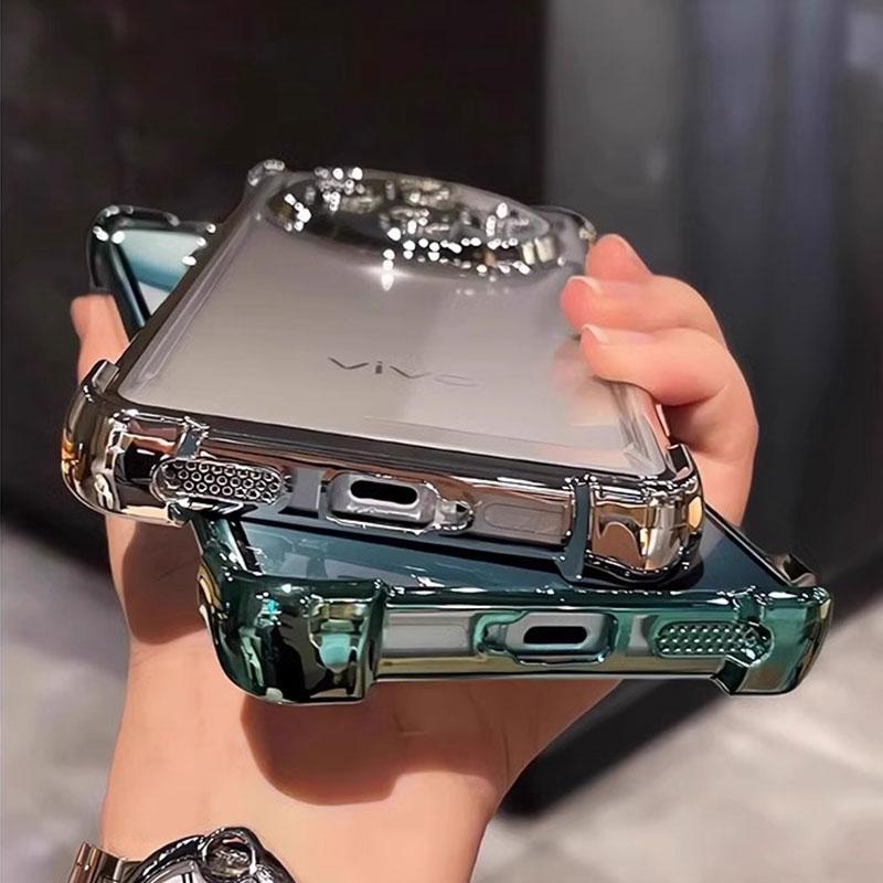 X200 Shockproof Case,Armor Clear Cover For Vivo X200 mini Find X8 pro Protect Back Coque For X200pro 6.78'' Phone Cases Silicone