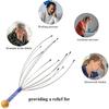Octopus Head Massager Scratching Scalp Relaxation Relief Body Massager Scratcher Relieves Tension Health Care Tools Random Color