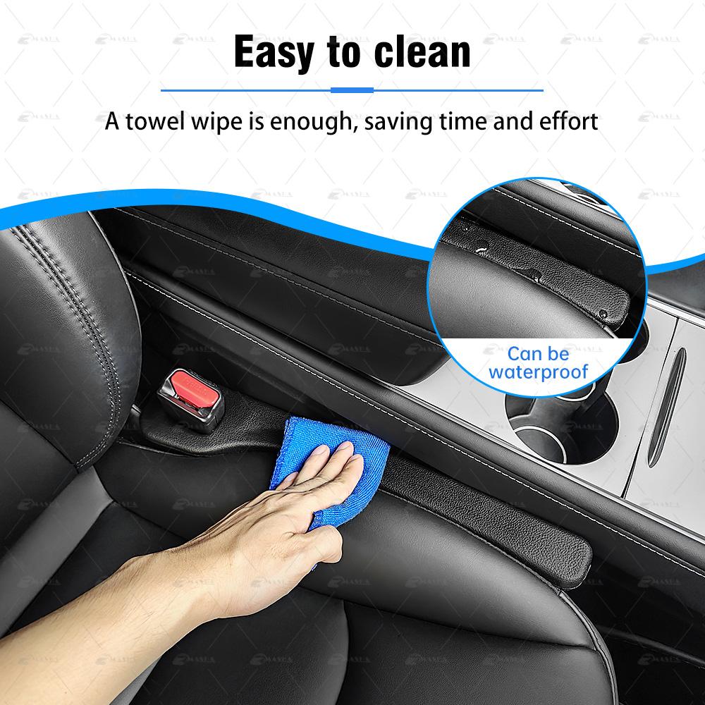 Car Seat Gap Plug Strip Side Seam For VW POLO GOLF PASSAT T-ROC Tiguan CC Touareg Jetta Beetle Touran Car Gap Filler Leak Proof