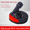 Dustproof Cover for Angle Grinder - Protective Polishing Vacuum Cover for Stone Concrete, Fits 100/125 Type Hand Grinders.