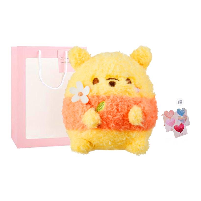 

MINISO Disney Characters Ufufy With Flowers Dolls Plush Doll 17cm/27cm Height Doll Box Not Included