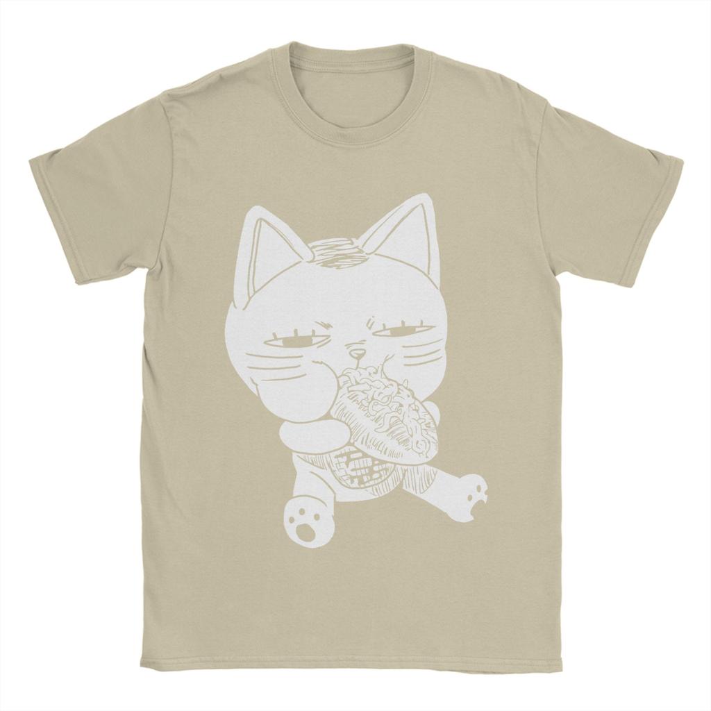 Printed Dandadan Turbo Cat Glizzy T Shirt Men's Crewneck Short Sleeve Clothing 100%Cotton Summer Top Tee