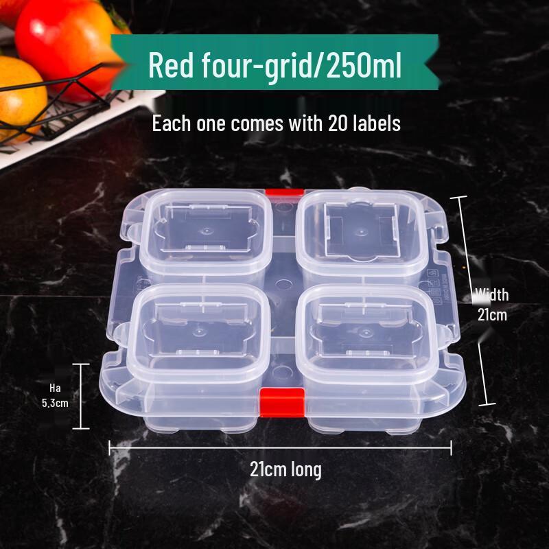 Small Plastic Food Sample Retention Box